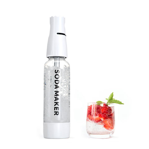 Sparkling Water Maker -Portable Soda Maker Machine for Home & Outdoor, 1000ml Compact Seltzer Maker w/ 10 Mini Cylinders Charger
