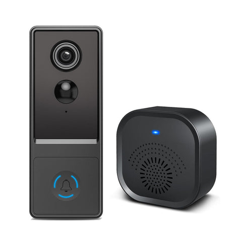 Wireless Video Doorbell, 1080P HD, No Monthly Fee, Triple Motion Detection, 180-Day Battery Life, Night Vision, 2-Way Audio, IP66 Weatherproof, Works with Alexa & Google Home